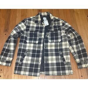 NEW H&M Sz Small Oversized-Fit Flannel Overshirt Size Sz Small